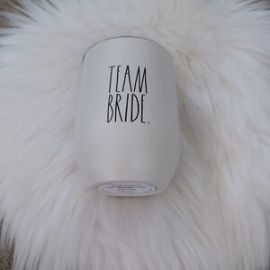 Rae Dunn Team Bride 12 Oz Mini White Stainless Steal Tumbler